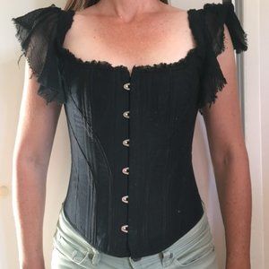 Ralph Lauren black corset top - size 6
